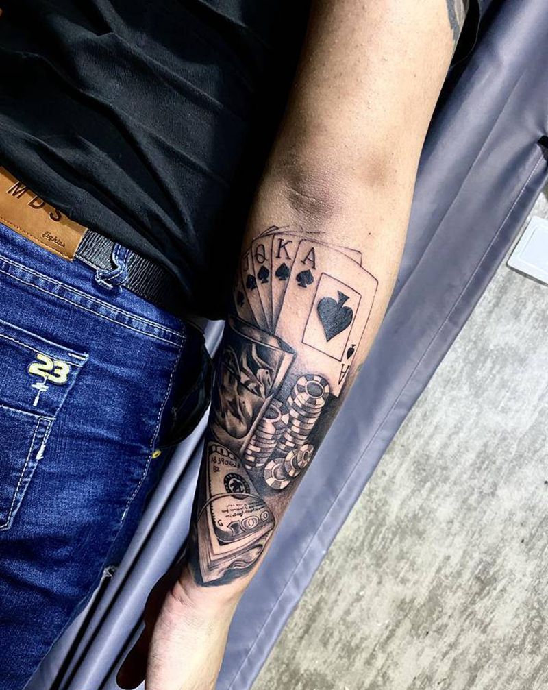 欧美作品纹身图片_手臂欧美写实纹身图案