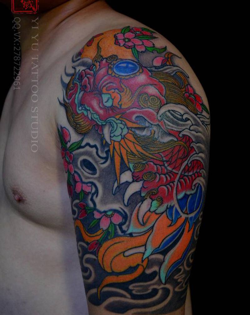 龙系列纹身图片_手部纹身图案