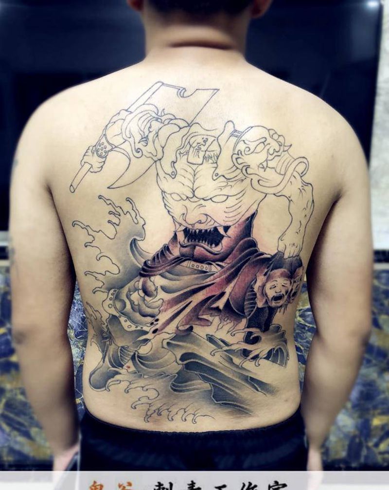 未完成纹身图片_新传统纹身图案