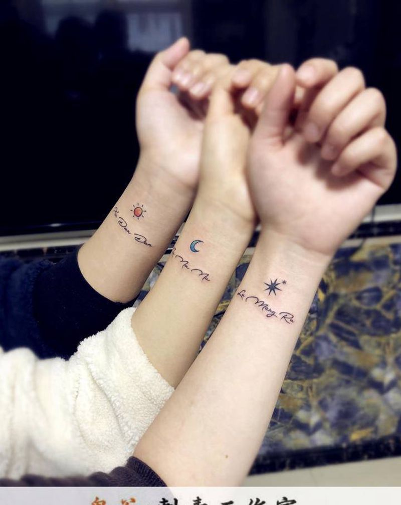 闺蜜纹身纹身图片_新传统纹身图案