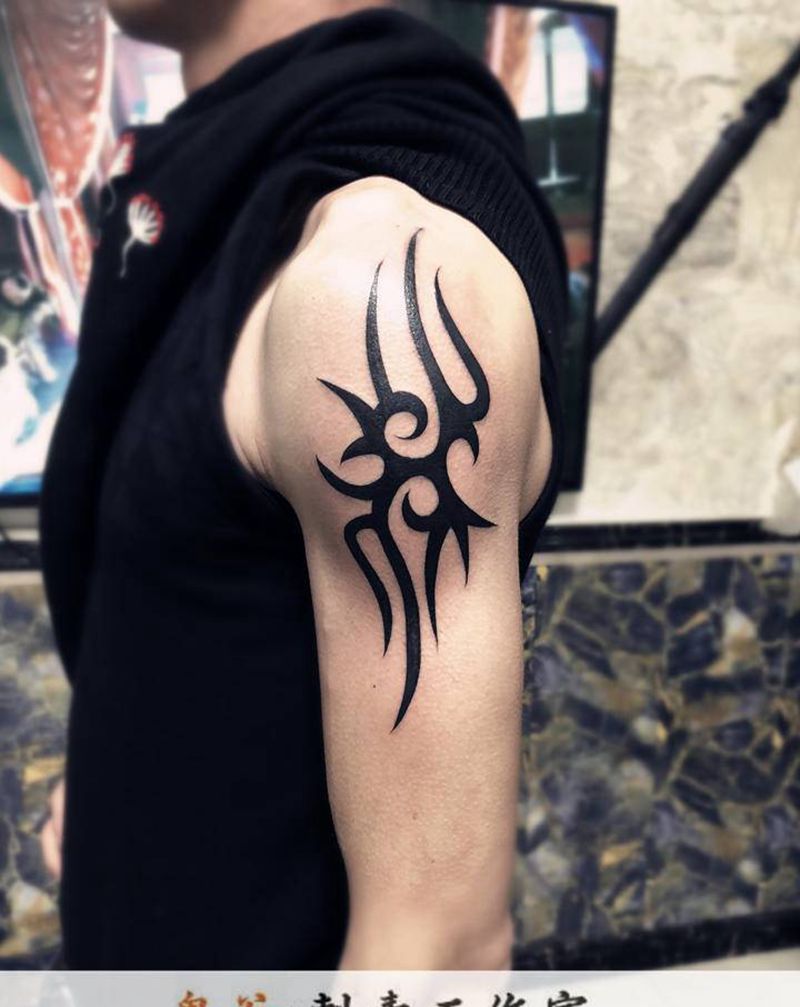 图腾纹身图片_新传统纹身图案