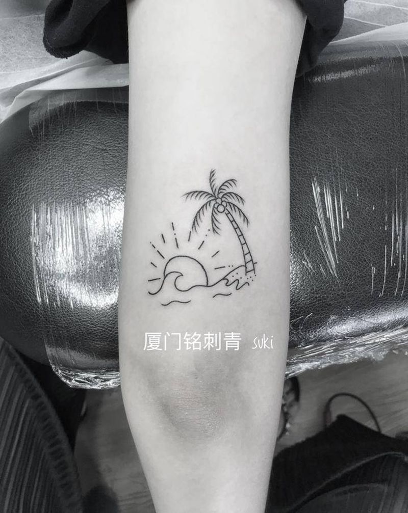 小清新纹身图片_手臂纹身图案
