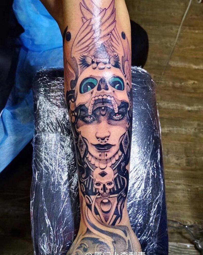 加图纹身图片_手臂手部New School新传统厦门小李刺青纹身图案