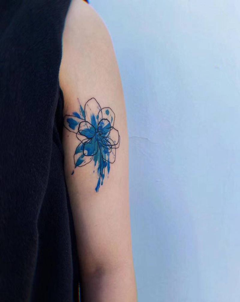 吱吱纹身图片_手臂纹身图案