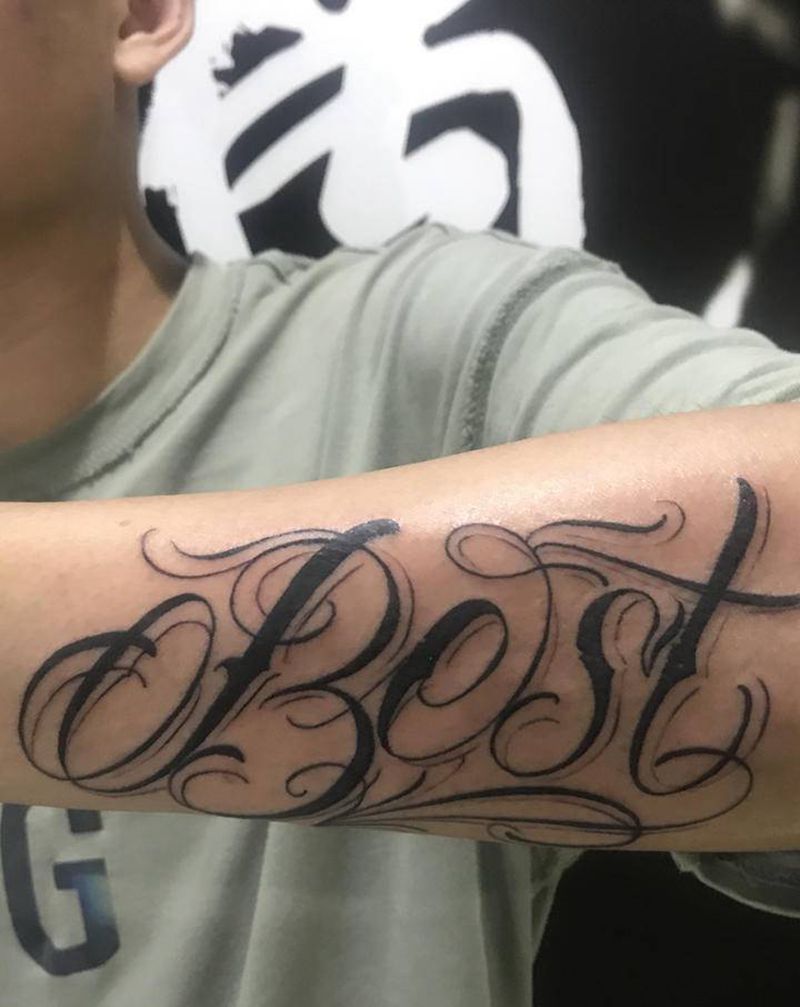 花体纹身图片_手臂纹身图案