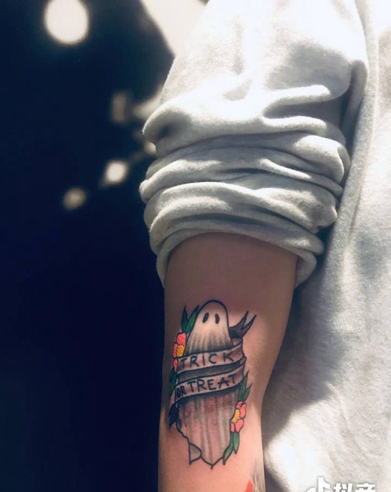 客选图纹身图片_手臂纹身图案