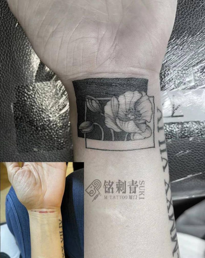 遮盖纹身图片_手部遮盖纹身图案