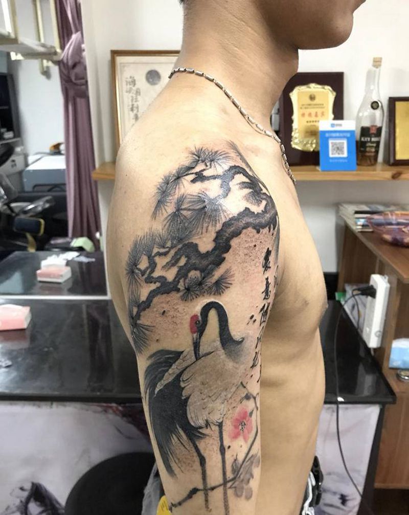 客选图纹身图片_手臂纹身图案