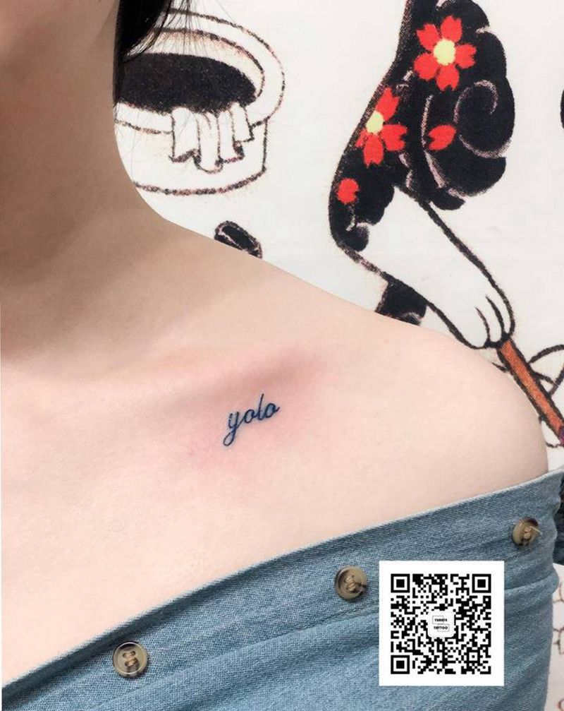 英文纹身图片_肩部纹身图案