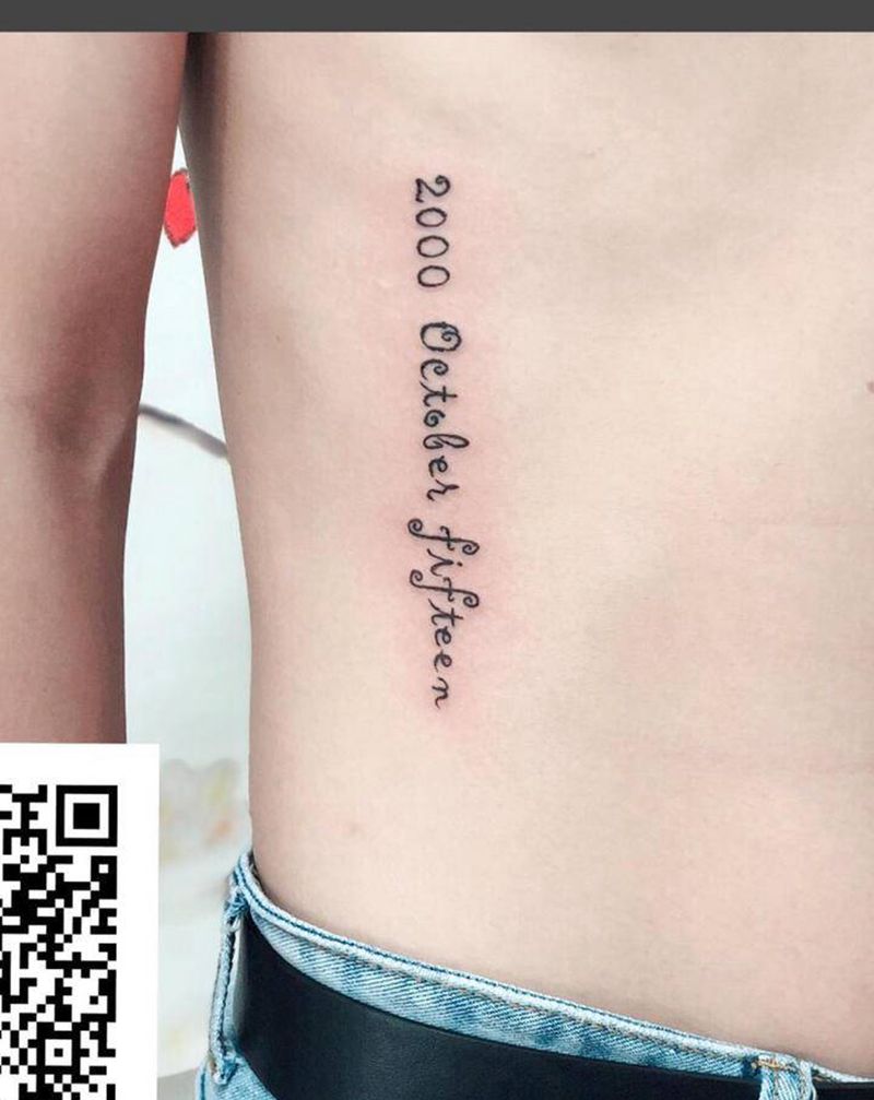 -纹身图片_腰部纹身图案