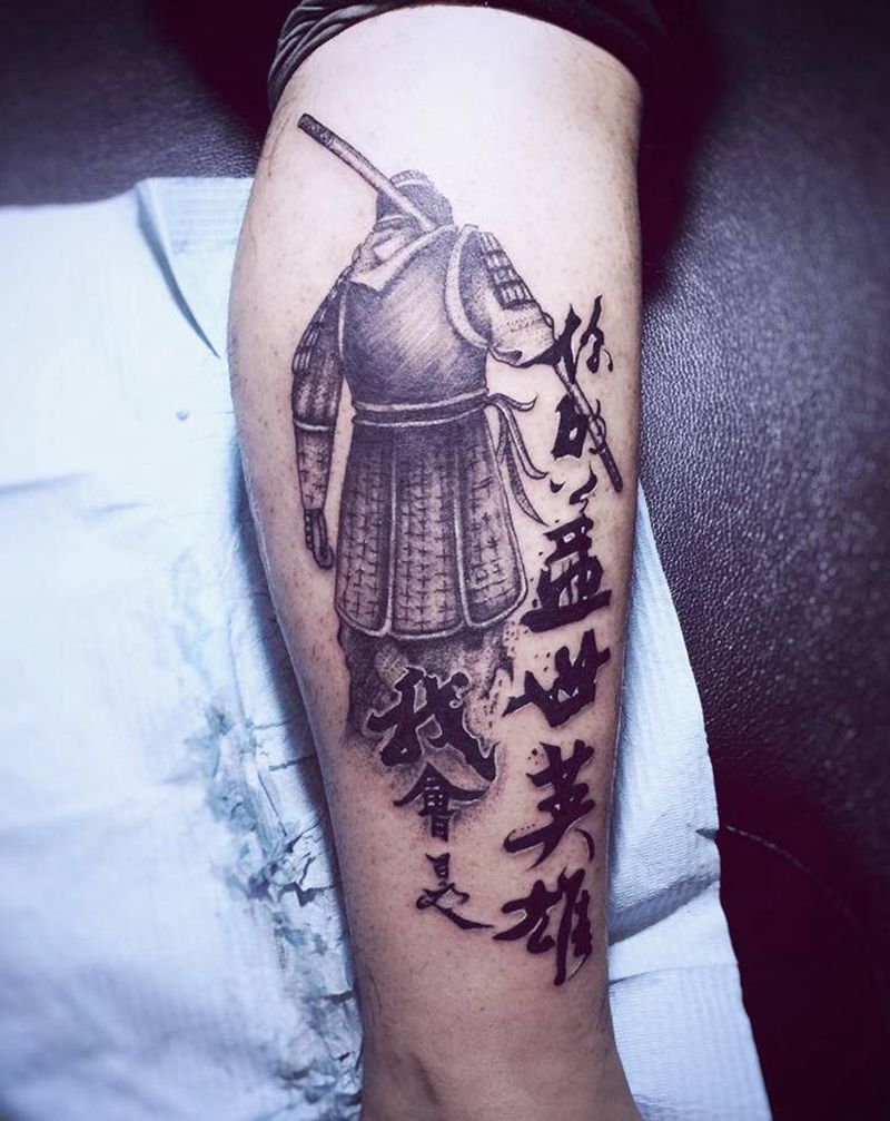 至尊宝纹身图片_脚部腿部几何纹身图案