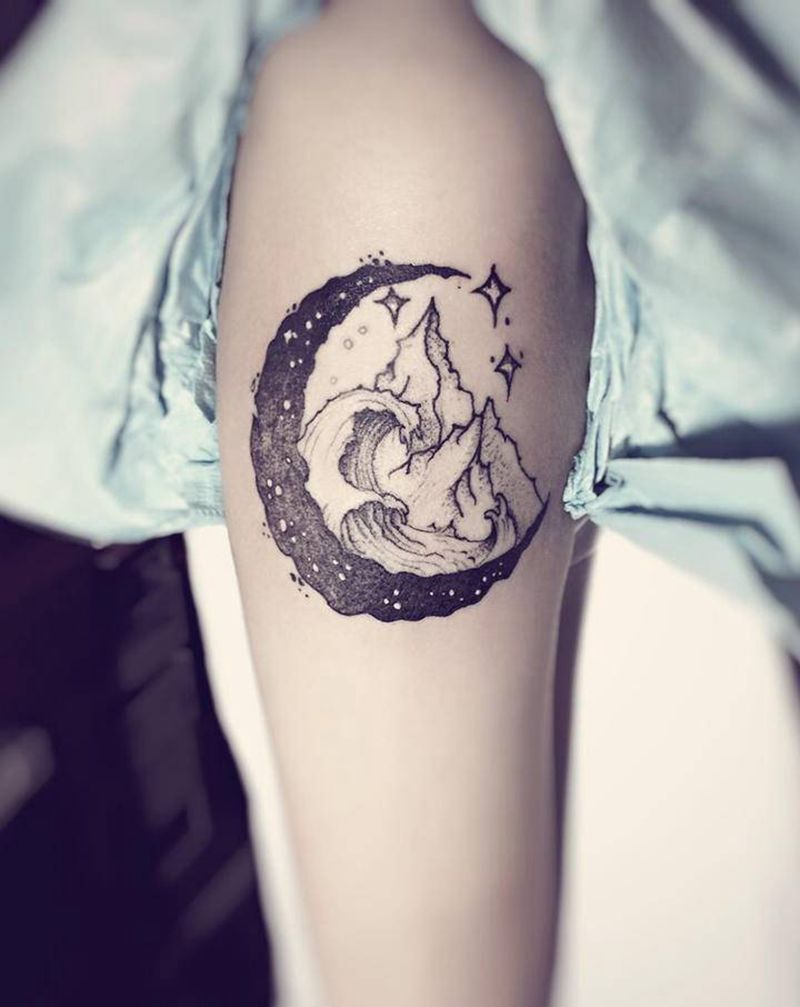 厦门最漂亮的美女,纹身特价纹身图片_颈部腿部水彩New School纹身图案