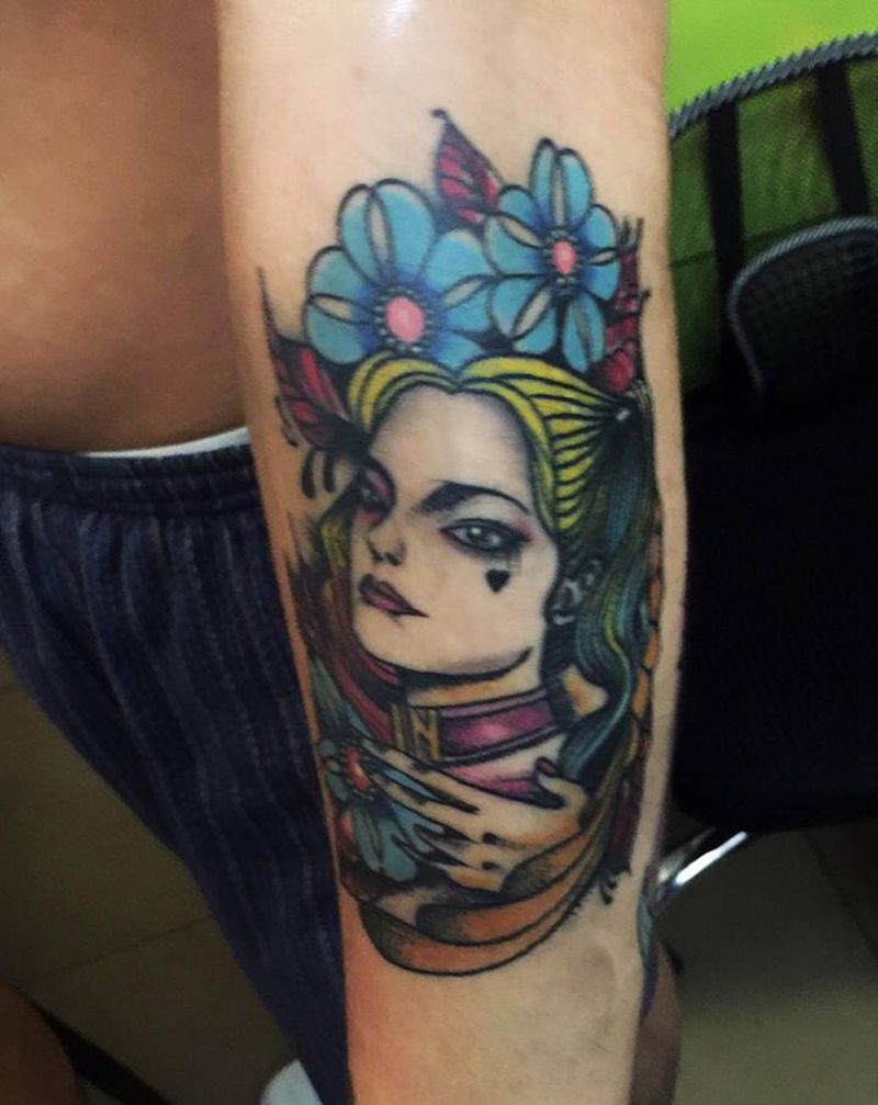 物美价廉,工作多年,技术杠杠的纹身图片_颈部手部纹身图案