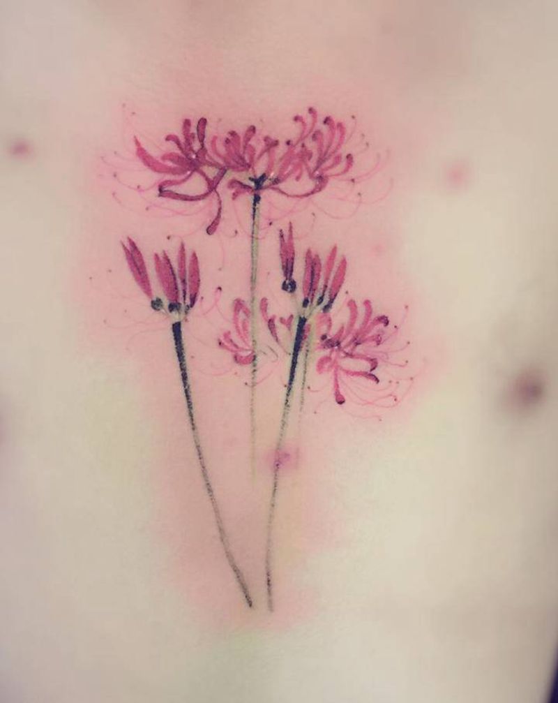 纹身不只是纹身，而是一种情感的纹身图片_胸部新传统纹身图案