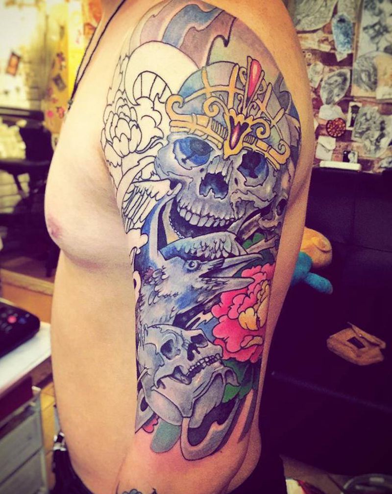 努力是一种习惯，这样生活更有意纹身图片_颈部花体字纹身图案