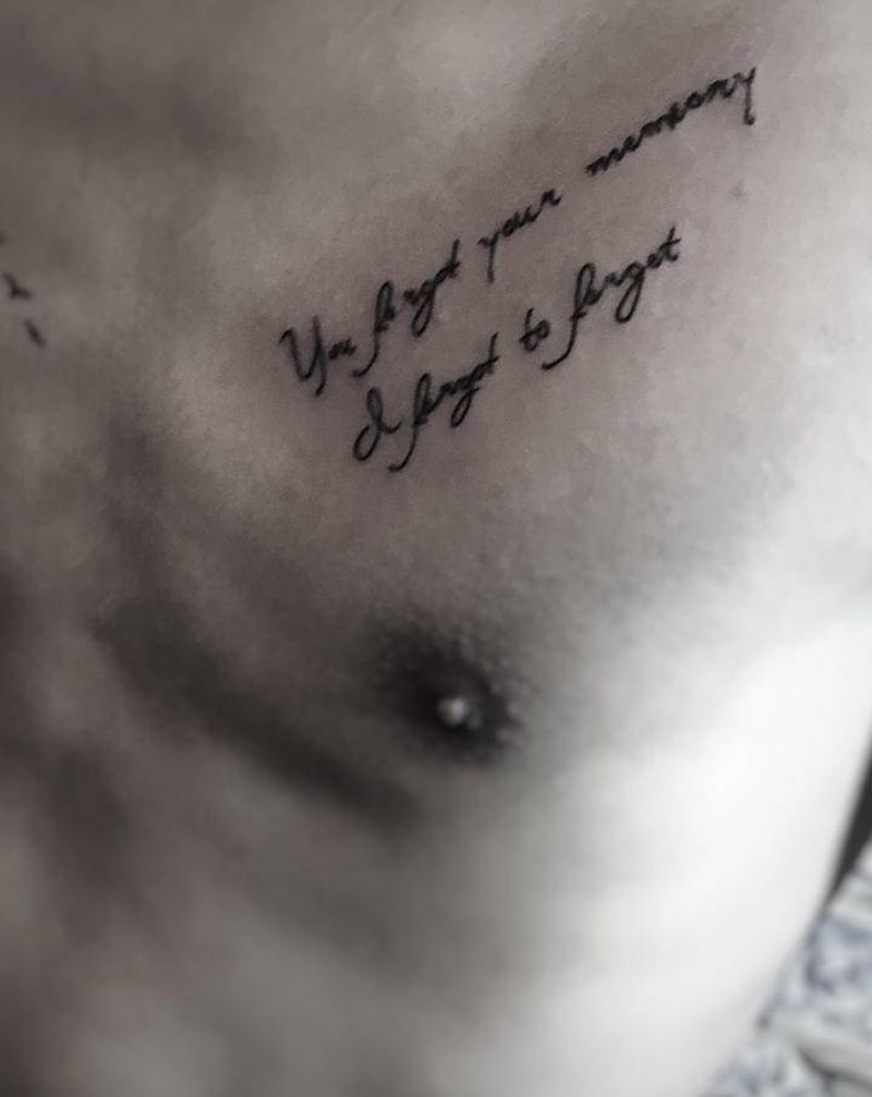 不忘初心，专注一件事，那就是纹纹身图片_颈部腿部New School老传统纹身图案