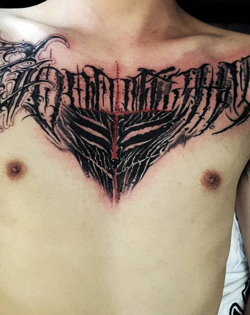 谈纹身谈意义，品头论足，管你鸟纹身图片_颈部腿部老传统水彩纹身图案