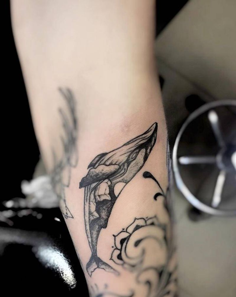 纹身不仅是装逼,纹身本身需要勇纹身图片_颈部腰部Old School几何纹身图案