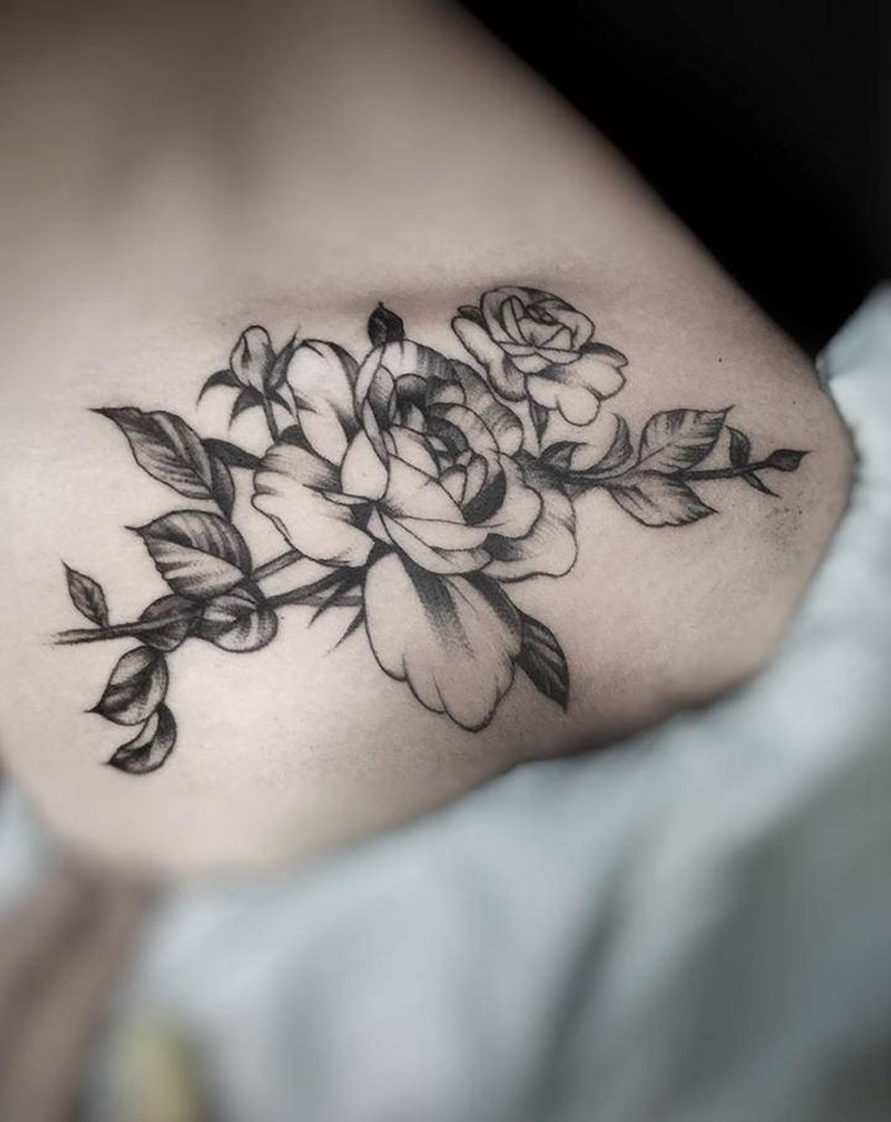 努力不一定成功，但是绝不会后悔纹身图片_颈部腰部New School纹身图案