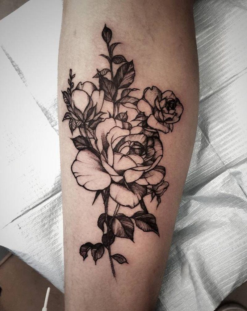 彼岸花儿身上纹,从此再无意中人纹身图片_颈部老传统水彩纹身图案