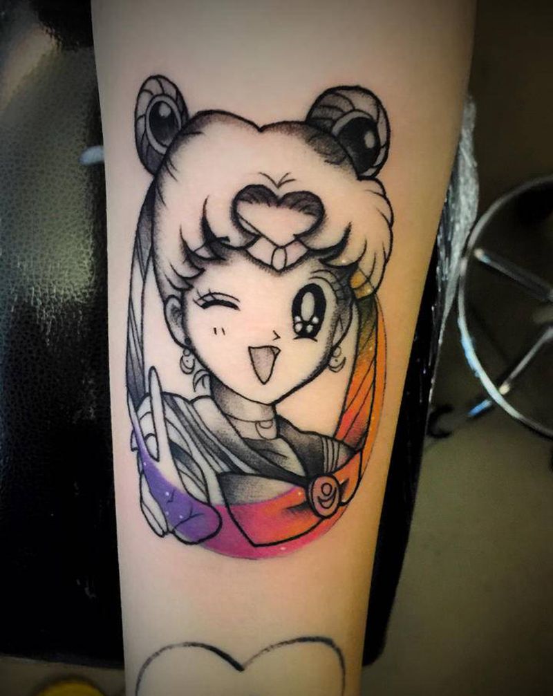 美少女,牛逼,帅气,可爱,屌丝纹身图片_肩部水彩老传统纹身图案