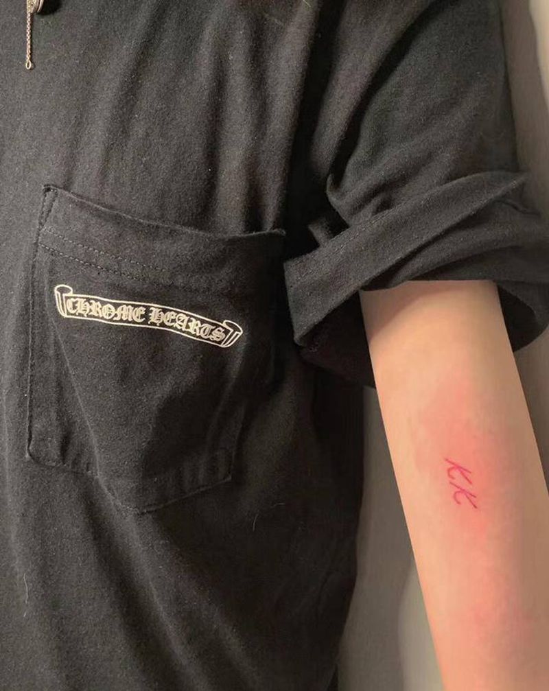 小英文纹身图片_手臂图腾纹身图案