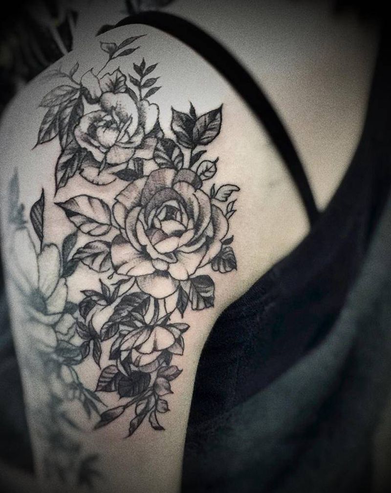 完全不痛,也完全没有感觉,反而纹身图片_腰部颈部New School几何纹身图案