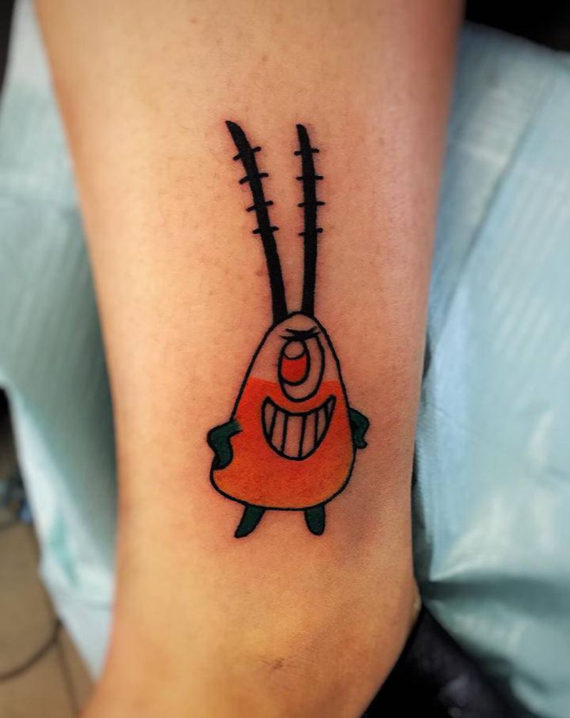 爱纹不纹，不纹是你的损失，活动纹身图片_颈部腿部New School老传统纹身图案