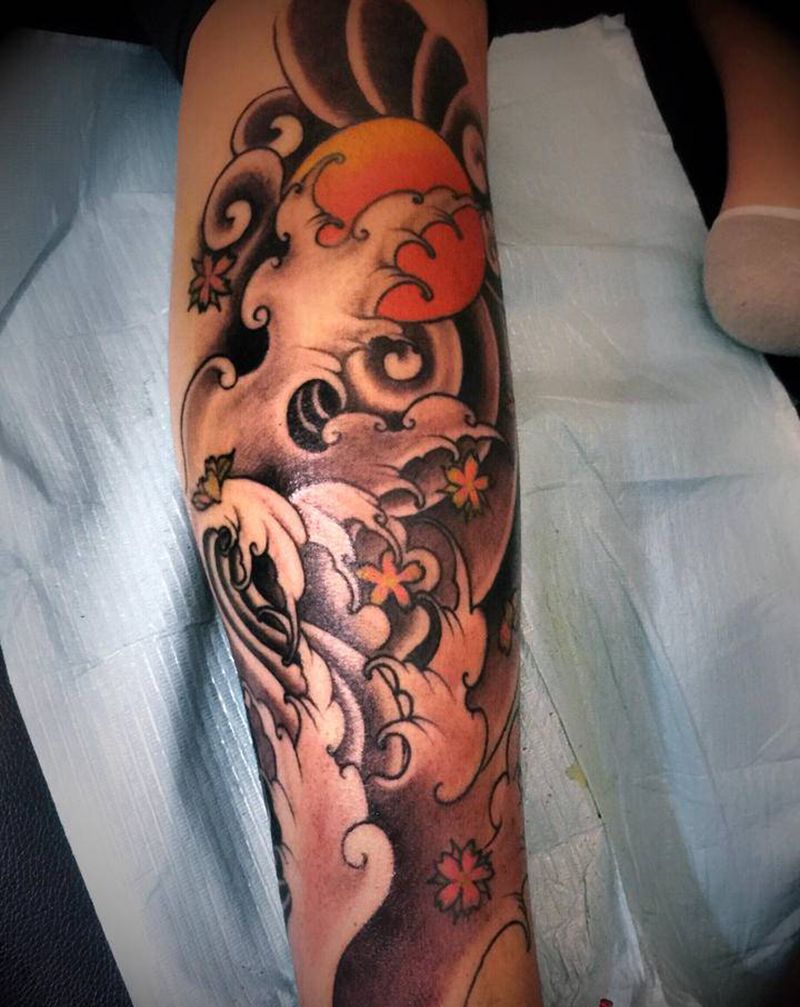 做活动，纹身只收材料费，喜欢私纹身图片_New School几何纹身图案