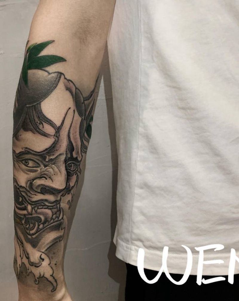 （般若）立体纹身图片_手部新传统般若纹身图案