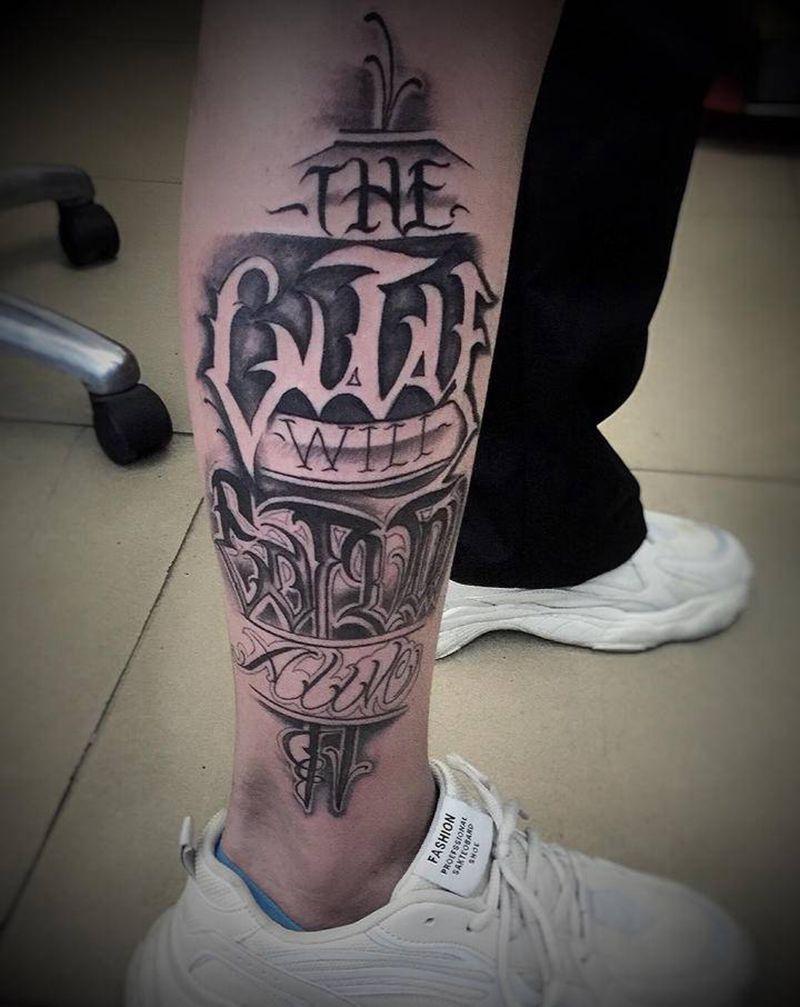 工作二十年，特价纹身图片_颈部New School水彩纹身图案