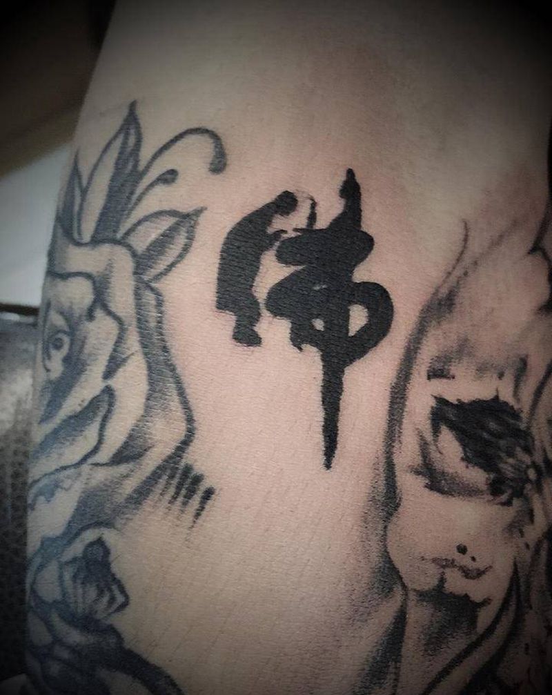 特价纹身图片_颈部New School老传统纹身图案