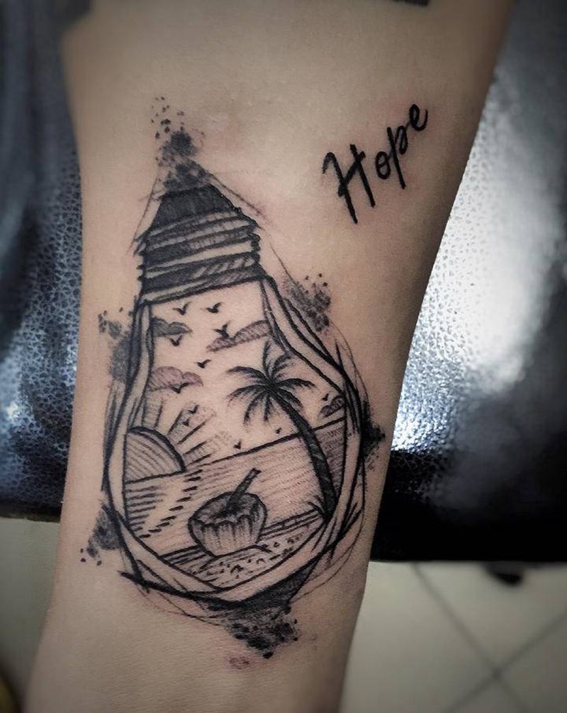 周围都没变，变得是自己，纹身图片_腿部腰部欧美写实纹身图案