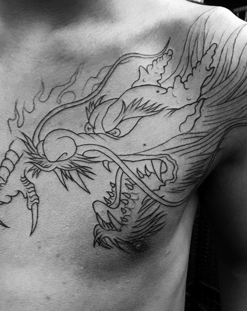 纹身特价，物超所值纹身图片_颈部肩部New School纹身图案