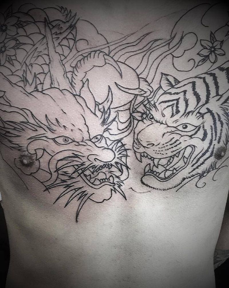 美女都爱你纹身，特价，喜欢私聊纹身图片_肩部New School几何纹身图案