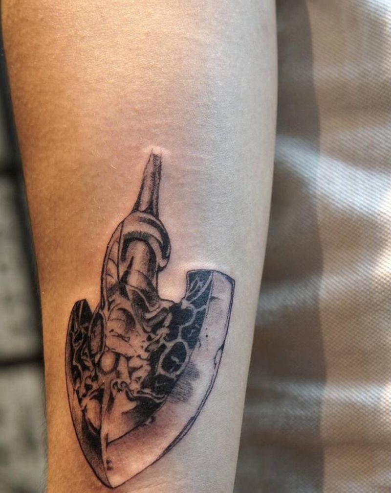 箭纹身图片_手臂New SchoolOld School纹身图案