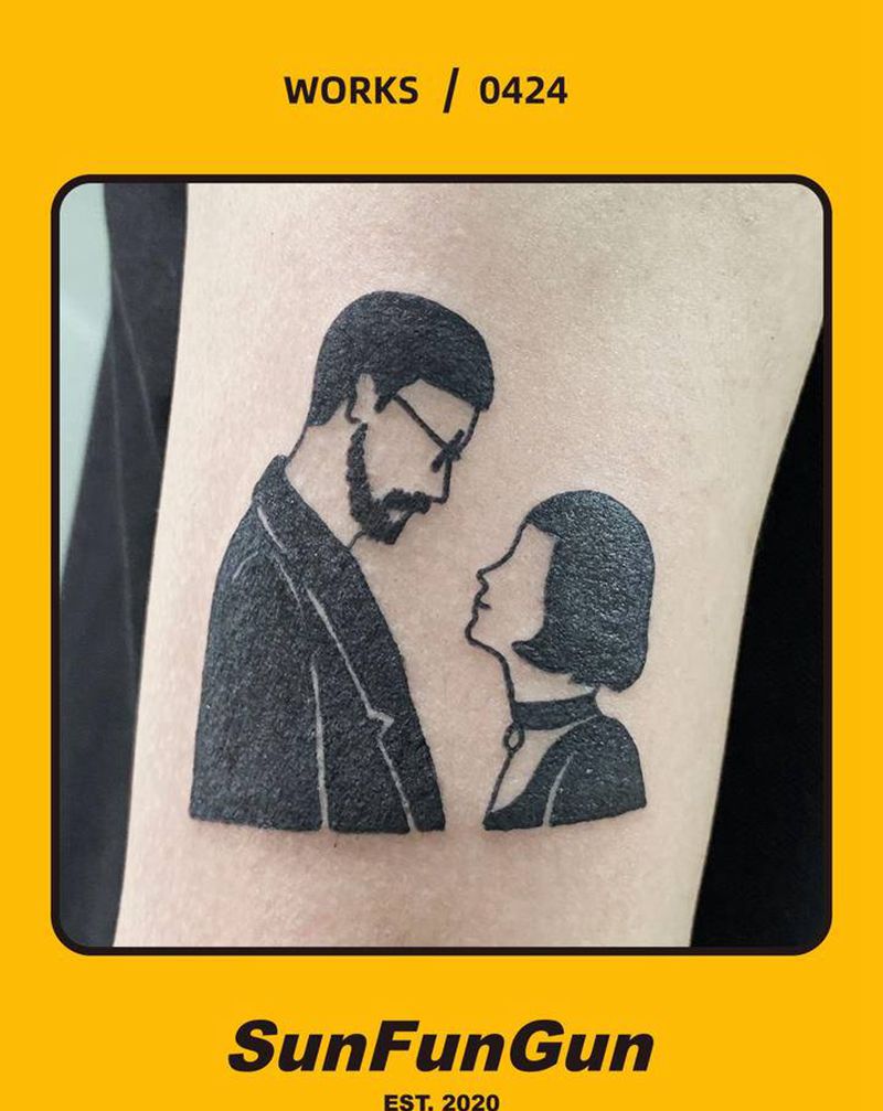 杀手纹身图片_手臂纹身图案