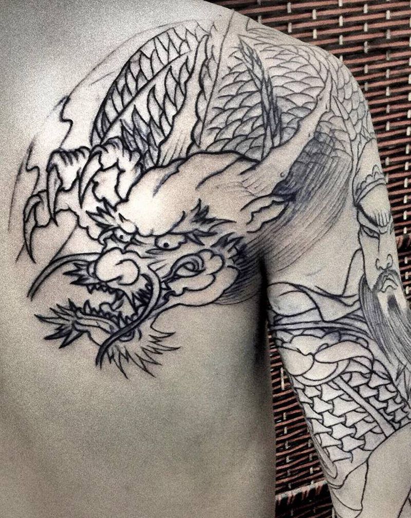 特价促销包邮活动中心纹身图片_颈部脚部New School水彩纹身图案