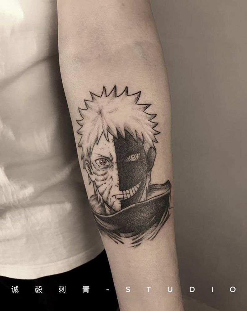 火影纹身纹身图片_手臂腿部Old SchoolNew School纹身图案