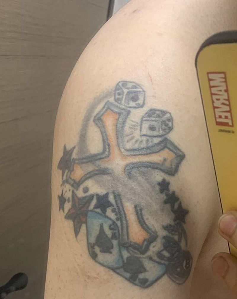 遮盖旧纹身纹身图片_手臂欧美写实纹身图案