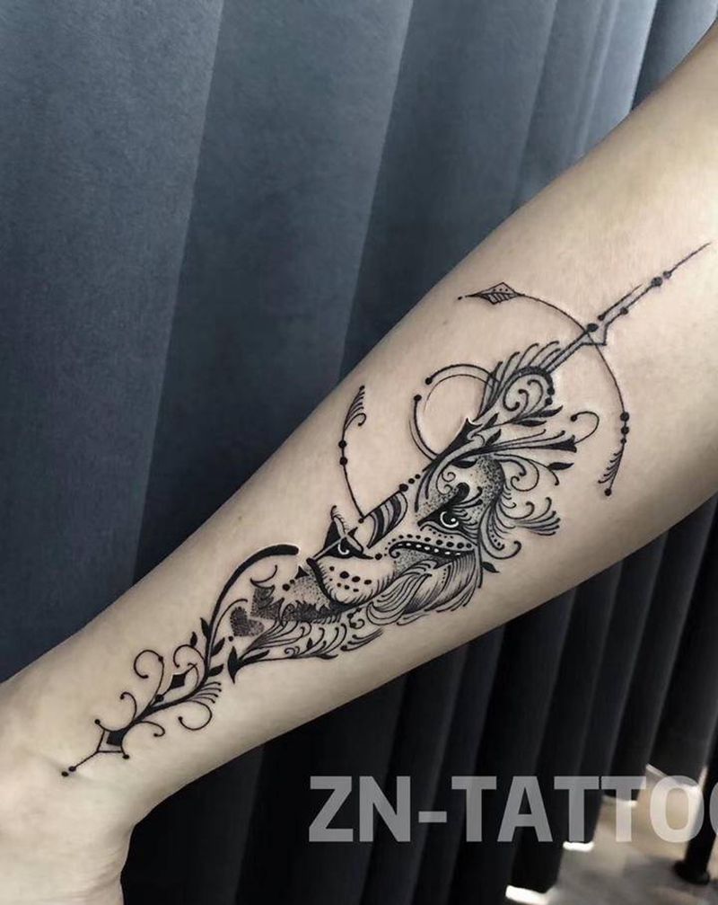 小图纹身图片_腿部纹身图案