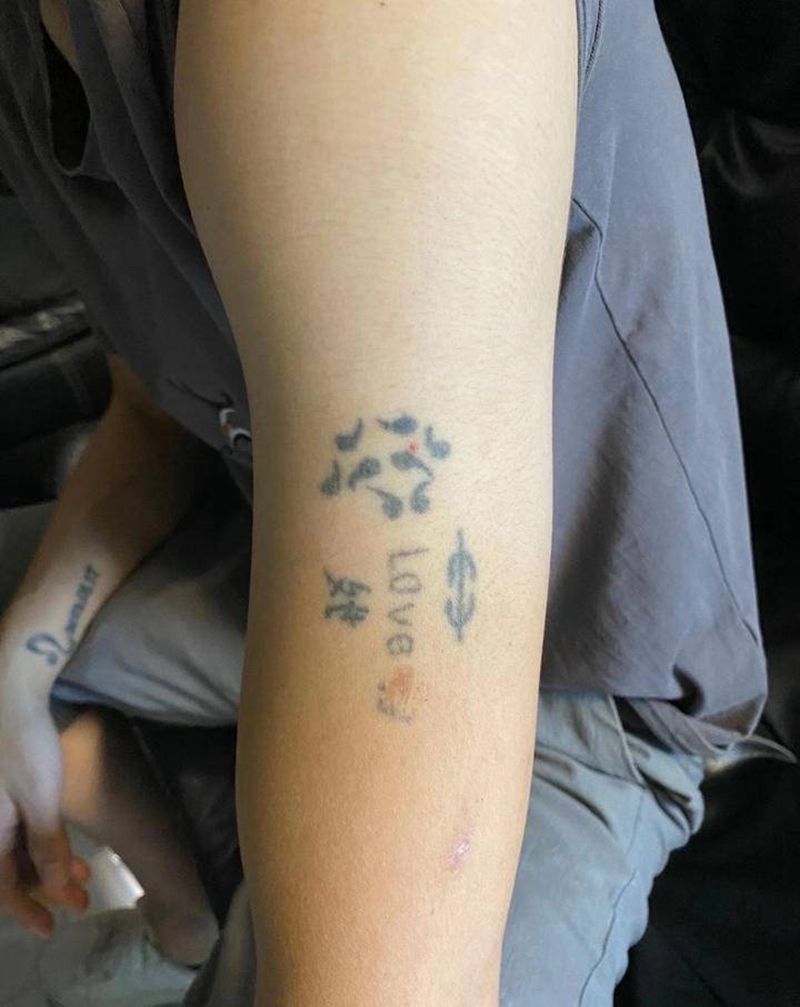 遮盖纹身图片_手臂欧美写实纹身图案