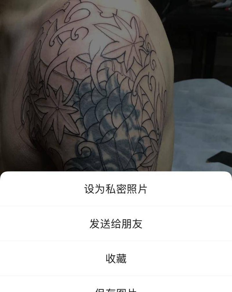 早期遮盖纹身图片_手臂胸部纹身图案