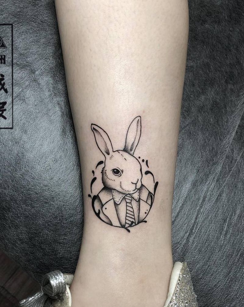 兔先生纹身图片_手臂腿部New SchoolOld School纹身图案