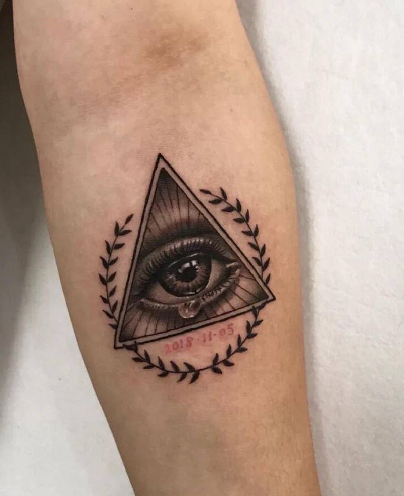 有故事的日期纹身图片_手臂纹身图案