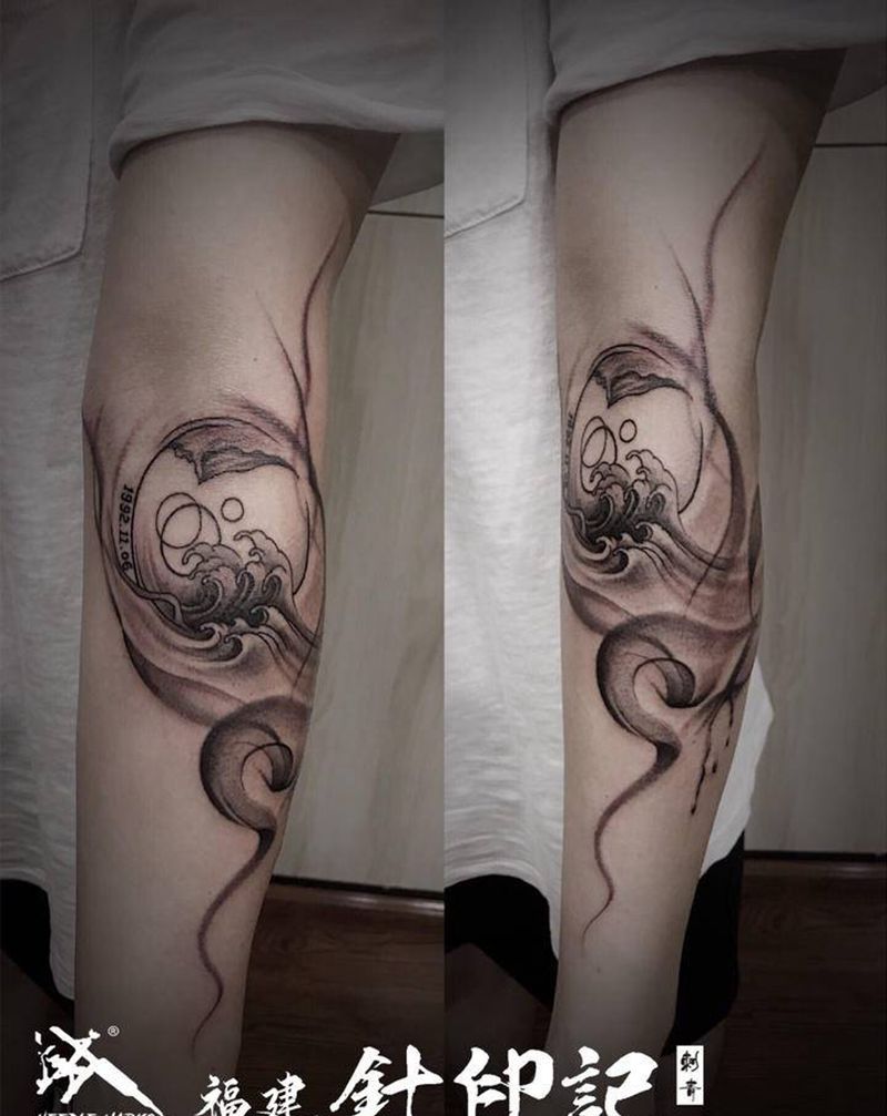 小臂纹身图片_臀部纹身图案