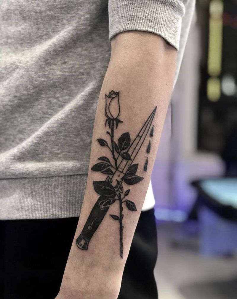 Old school纹身图片_手臂Old School纹身图案