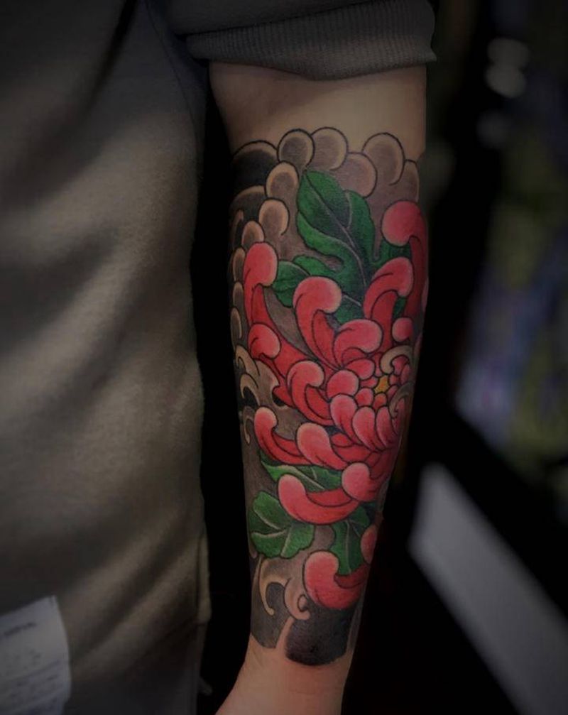 「日式老传统」纹身图片_手臂老传统纹身图案