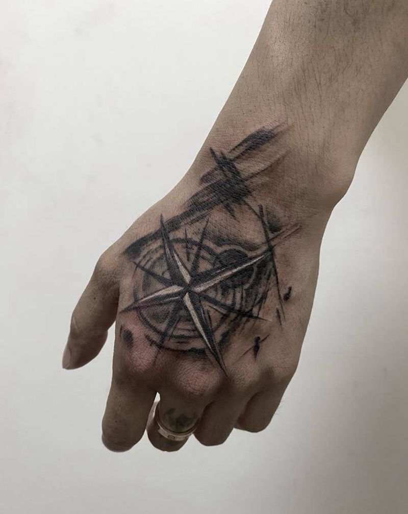 遮盖纹身图片_手臂手部欧美写实纹身图案