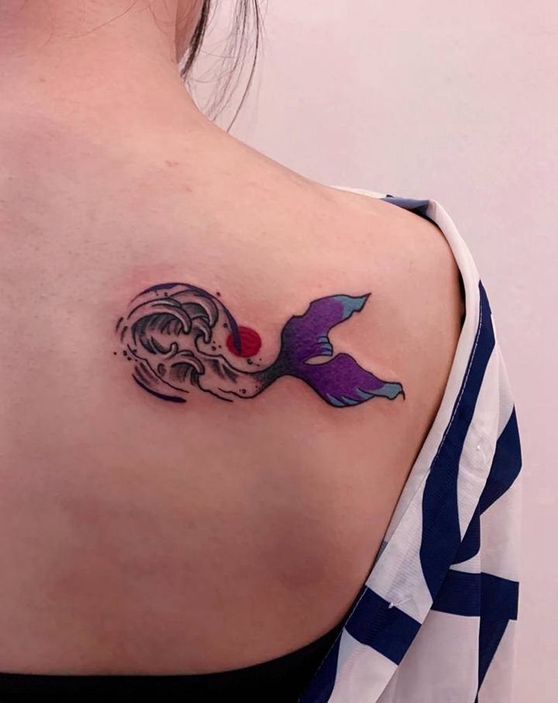 「遮盖旧纹身」纹身图片_背部纹身图案